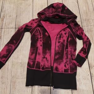 Lululemon  sports jacket pink/black size small
